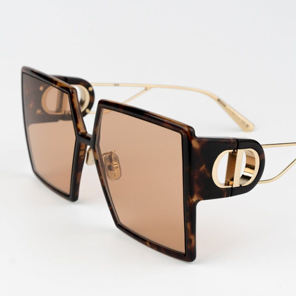 NEW Dior 30MONTAIGNE SU CD40030U 53Y 26L0 Blonde Havana Brown Women Sunglasses - Picture 7 of 11